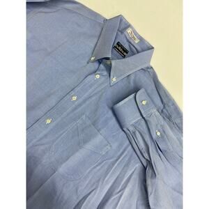 VTG Gitman Brothers USA TTX Pinpoint pocket button up dress shirt 18.5-33